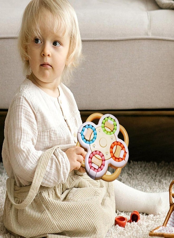 Kiditos Magic Bean Cube Puzzle Toy - Spinning Beads Sensory Toy for Kids, Anti-Stress Educational Rotating Beads Toys | Birthday Gift for Boys & Girls - Image 5